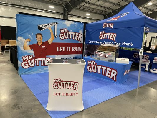 Home Show Set Up Nashville TN Mr Gutter