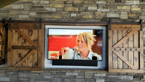 Outdoor 65" Samsung Terrace TV