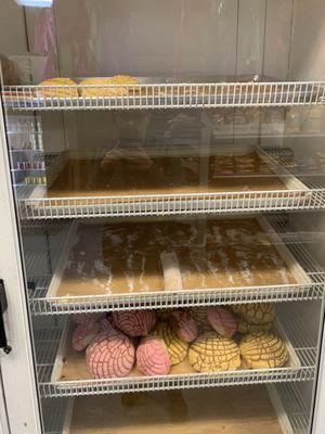 Pan dulce options.