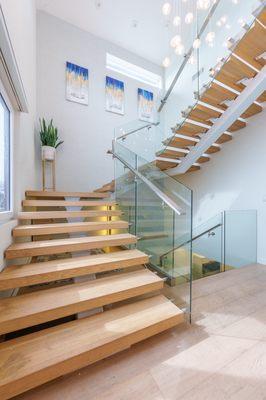 Modern Floating Staircase