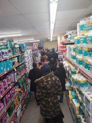 The line in Family Dollar is always long..