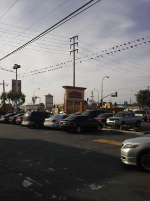 There Is generally plenty of parking however beware of paisas and ebt people leaving a shopping cart in front of your car.