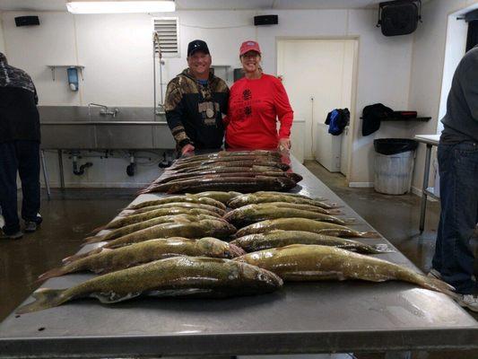 A successful trip catching our limit of walleye and northerns thanks to Brandon Gruchow's lake/fishing knowledge!!  See u next yr Brandon!!