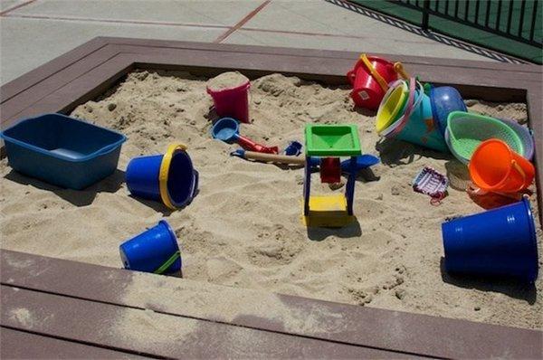 Our Preschool Yard Sandbox