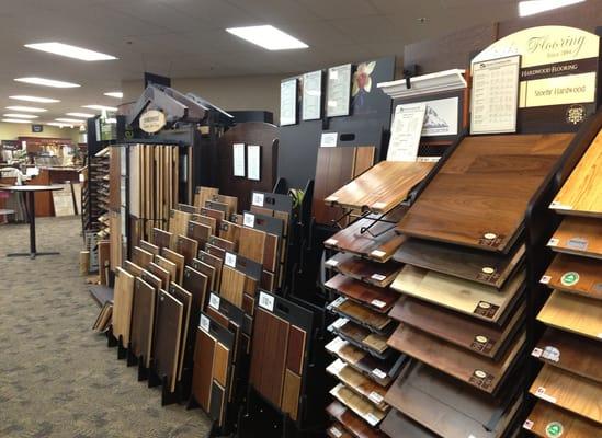 Hardwood Flooring Displays at Contract Furnishings Mart Clackamas, OR