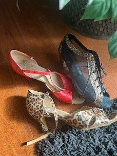 My dance shoes from Ballroom Trends for all occasions!