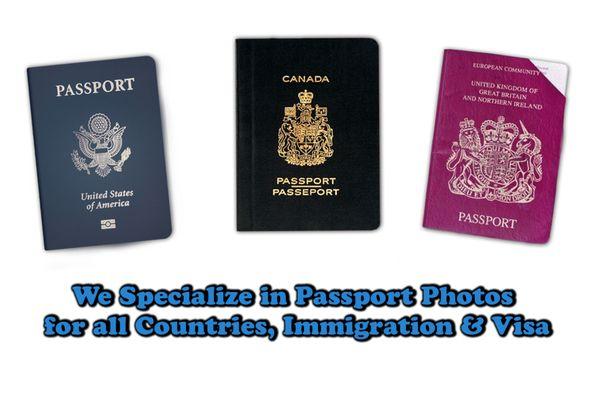 Passport Photos for all countries