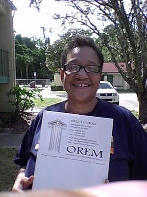 Monica in Orlando, Florida is a happy client or years, do you thing Monica is happy with her income taxes in 2013 ?