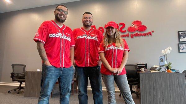 Your State Farm agent team. Ruben, Ricardo and Chelly