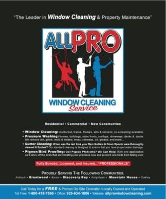 All Pro Window Cleaning Services