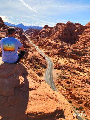 Scenic View drive at Valley of Fire