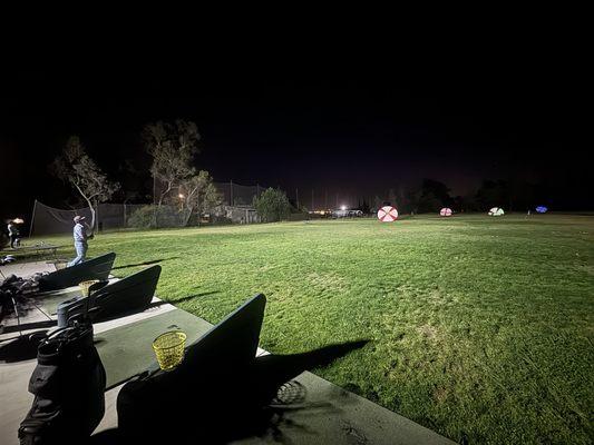 Awesome night golf Friday & Saturday nights (spring/summer time).  Staff and fellow golfers very friendly. The inflatable targets are fun.