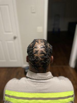 I got a loc re-twist and style