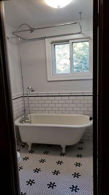 Retro bathroom renovation