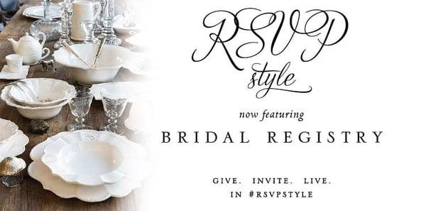 We are excited to introduce fabulous new collections of bridal registry!