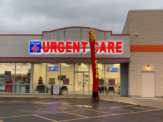 Plainwell Urgent Care Open Daily 8:30-8:30P. 
Located next to Home Depot.