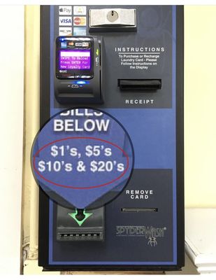 "The Found Sock"'s "loyalty card" machine, complete with gratuitous apostrophes in dollar bill denomination references.