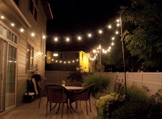 Outdoor Patio String Lighting