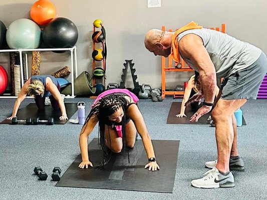 Our owner and master trainer of 30+ years, Kevin Lane, instructing during our Monday night class at 6 pm!