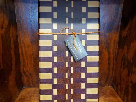 One of a kind cutting boards locally made