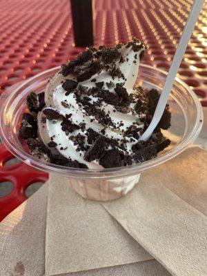 Swirl con oreo.