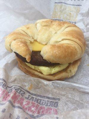 Croissan'wich Sausage, Egg, Cheese