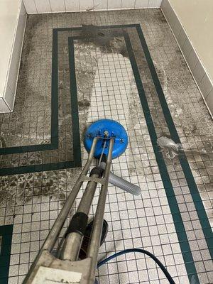 Commercial tile & grout cleaning