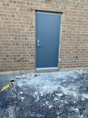 New Commercial Door