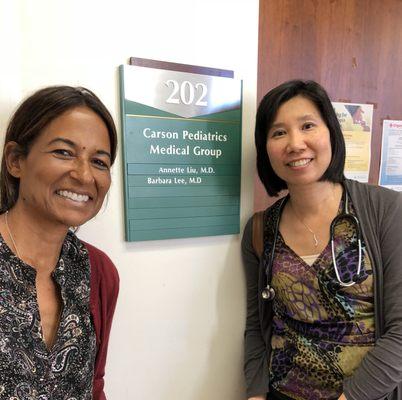 Dr. Barbara Lee & Dr. Annette Liu