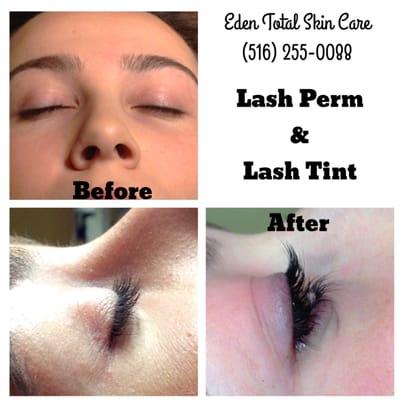 Lash tinting/ Lash perming