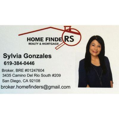 Sylvia Gonzales- Broker of Home Finders Realty