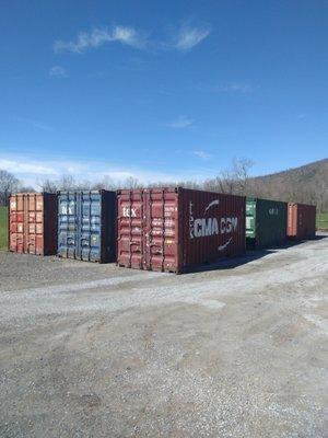 A selection  of Good Used 20FT containers