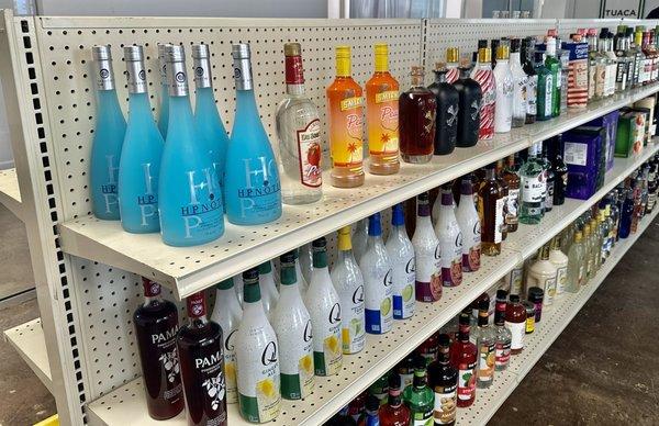 Huge selection of liquor