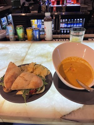 BLT and Lobster Bisque