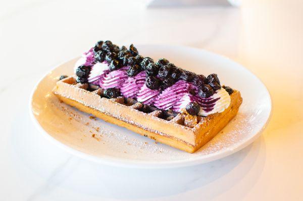 Blueberry Cheesecake Waffle