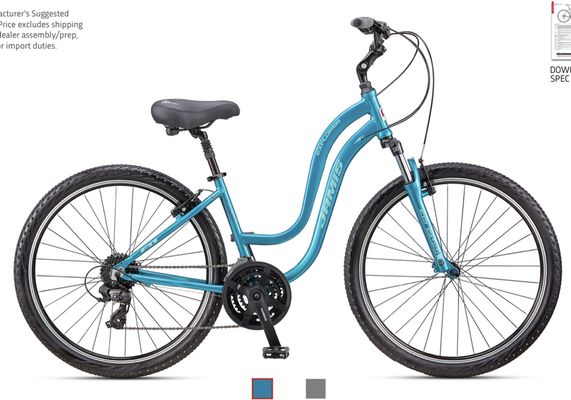 Comfortable easy to ride bikes to rent.