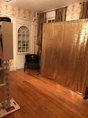 Gold Sequin Backdrop