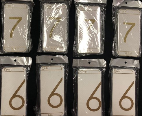 We carry a variety of designer phone cases for iPhone 6 and iPhone 7 as well as other iPhones. Stop in our store today or give us a call.