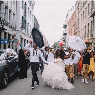 Rental second line umbrellas.