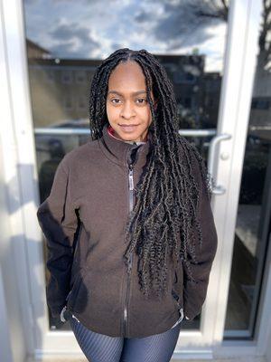 Bohemian locs Waist Length