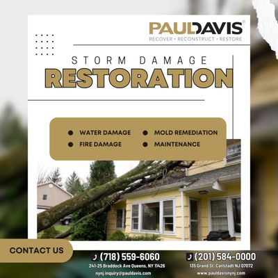 Experiencing storm damage at your property? We've got you covered! Our expert team specializes in storm damage restoration