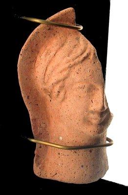 Ancient Etruscan  terracotta votive