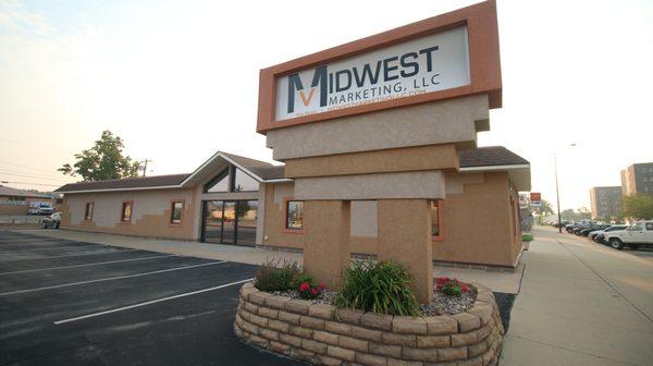 Midwest Marketing building, located at 202 E Saint Joseph St Rapid City.