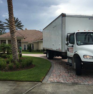 During an entire house move in Pines, FL