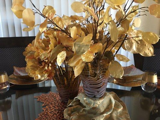 "Autumn" is two vase, making one big statement...BEAUTY!