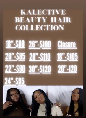 Human hair bundles