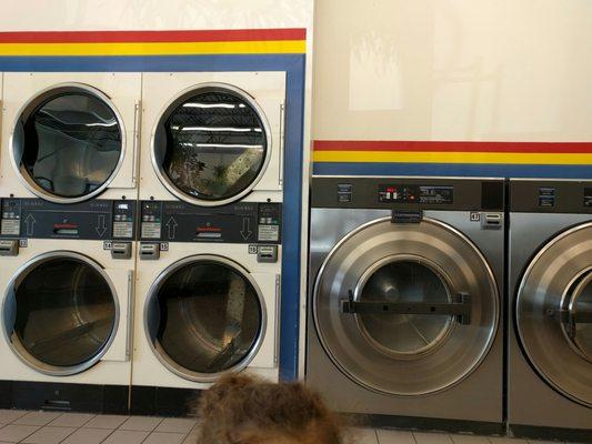 Large washers and dryers for oversized loads!