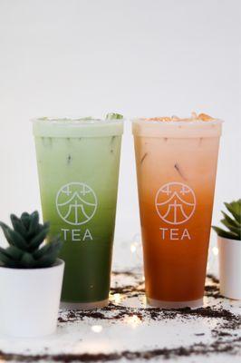 Thai Green milk Tea and Thai Black Milk Tea