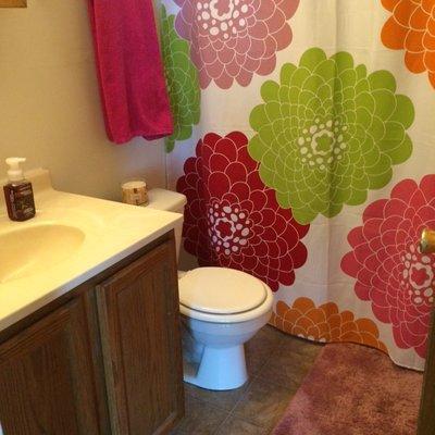 tub and shower combo.