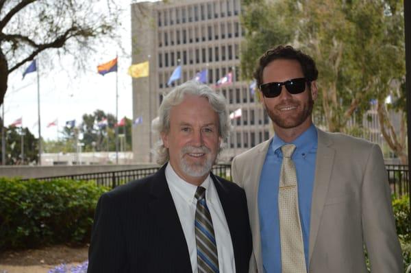 Managing Partner Thomas J. Borchard, Esq. and son Tyler B. Borchard, Esq.